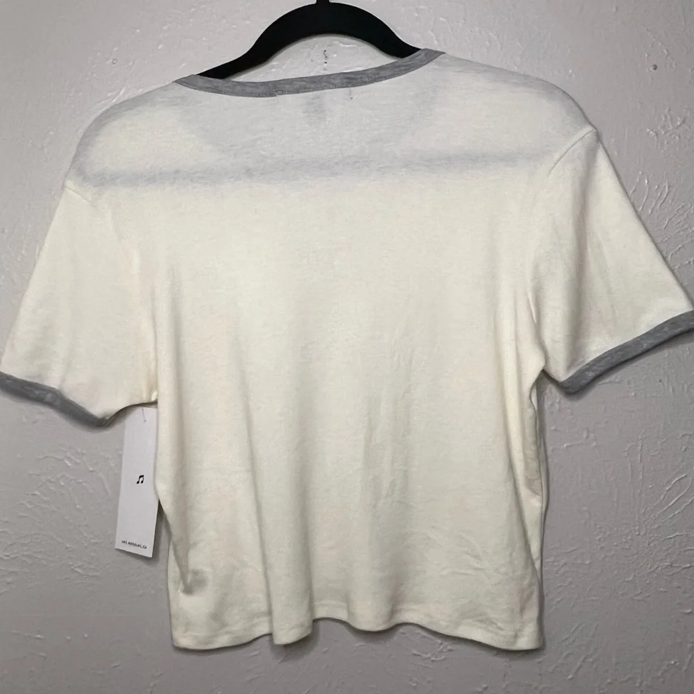 NWT Vinyl Icons Pickleball Cropped Tee